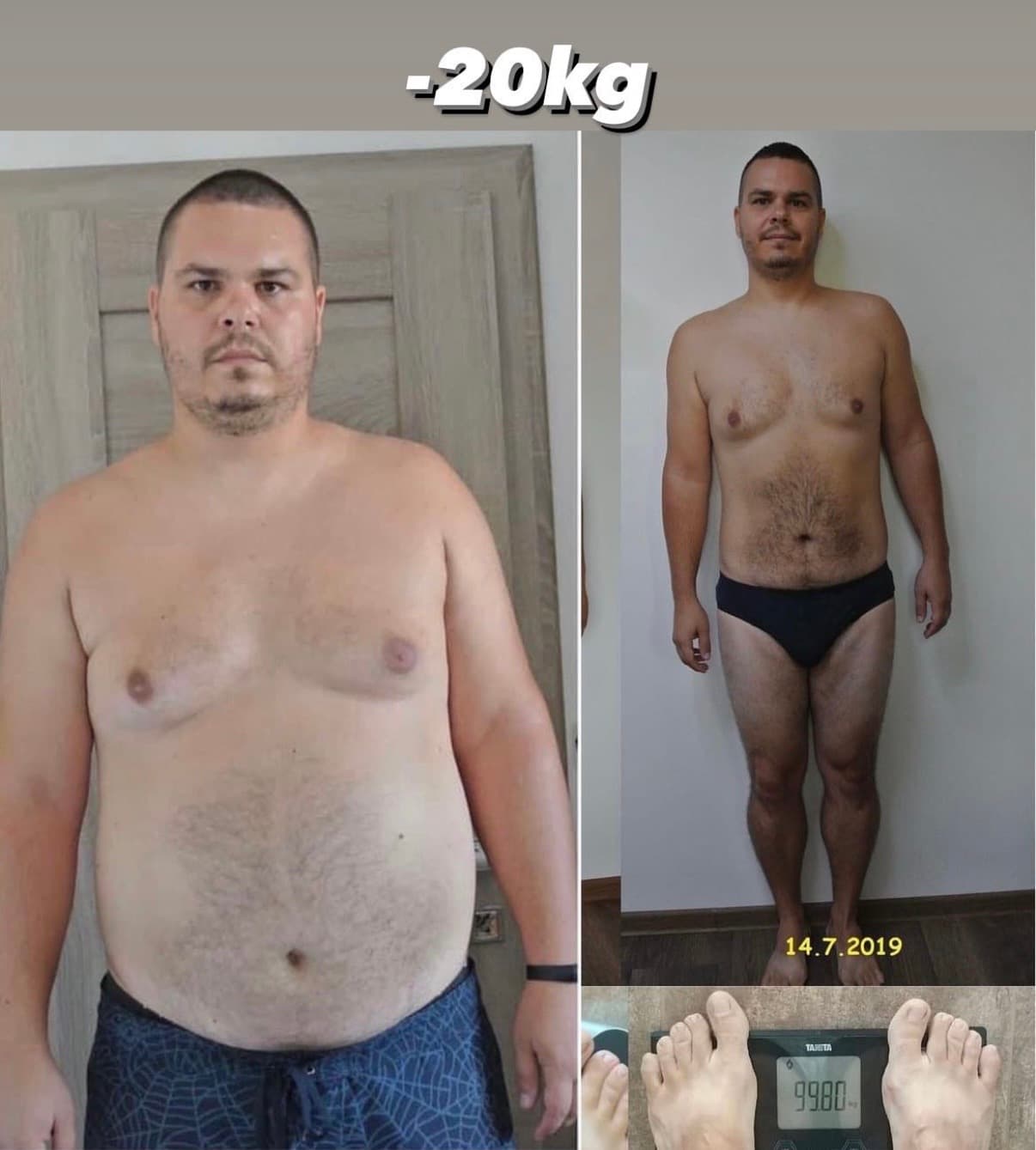 Premena klienta č. 1 — pred a po