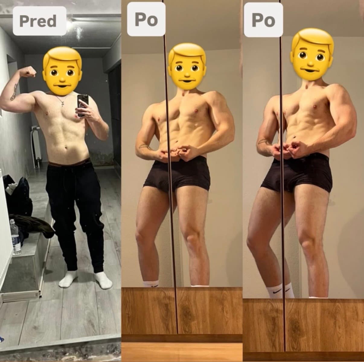 Premena klienta č. 21 — pred a po