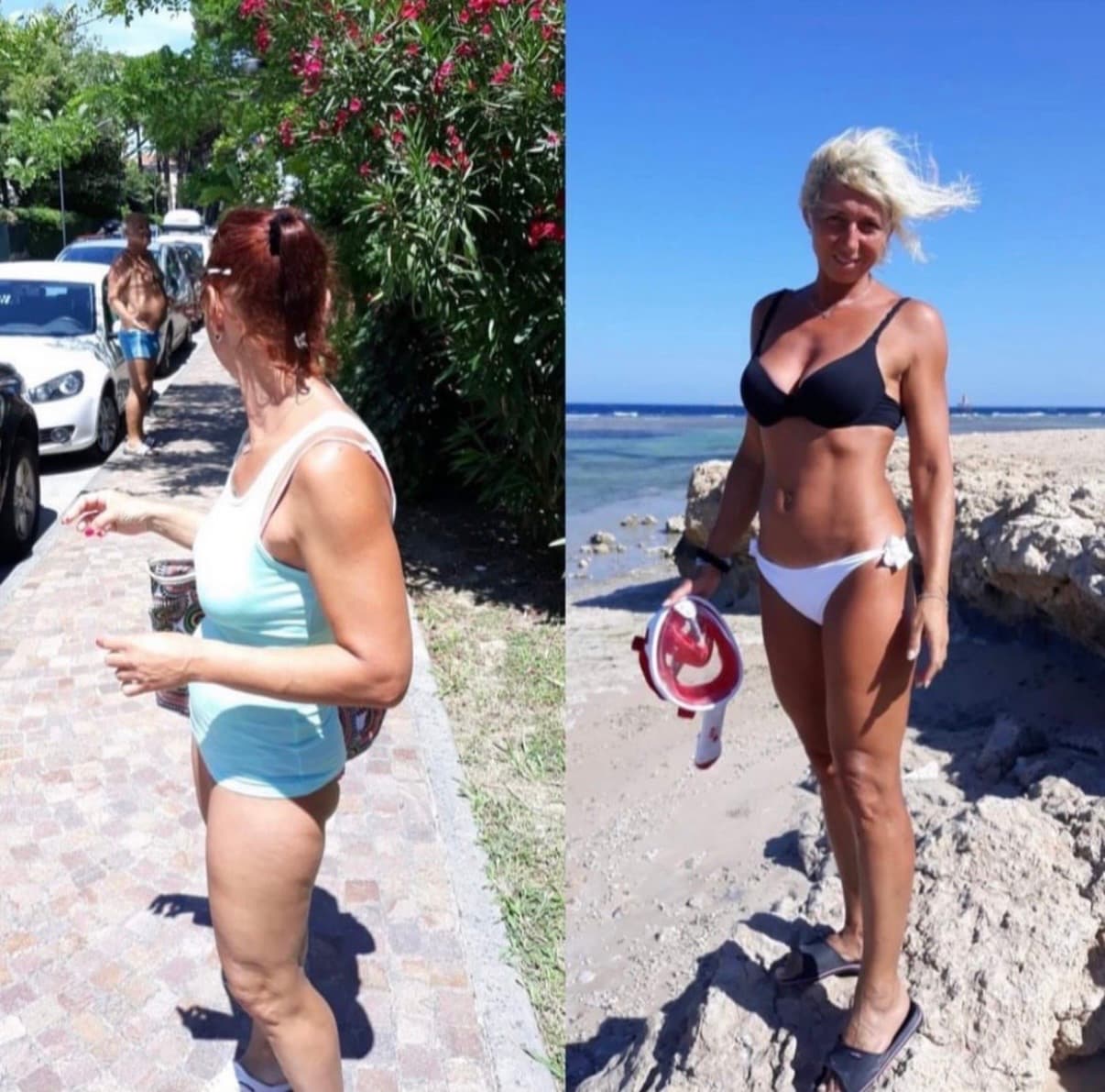 Premena klienta č. 8 — pred a po